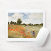 Rote blühende Mohnblumen - Claude Monet Mousepad (Mit Mouse)