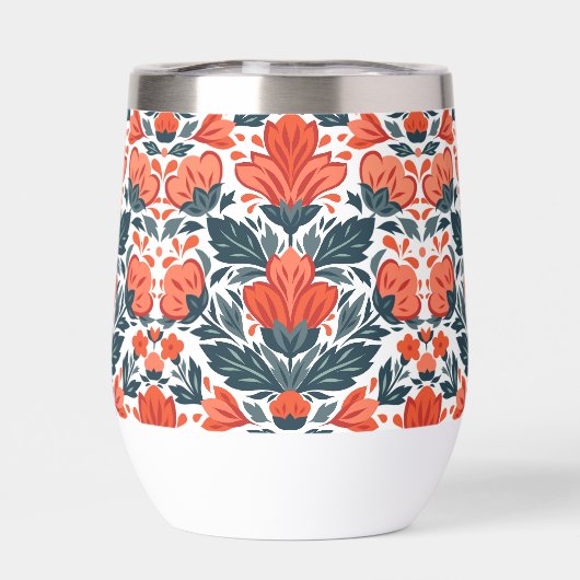 Rote Blume (Rückseite)