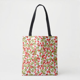 Rote Blume 2 Tasche
