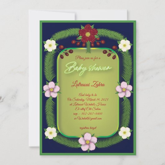 Rote Blume. A (Vorderseite)