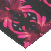 Rote Blume Abstrakte Kunst Tischdecke (Schrägansicht)