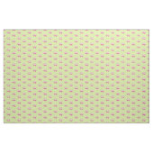 Rote Blume auf Grün Stoff (Fat Quarter (45,7 x 55,9 cm))