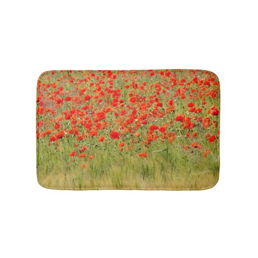 rote Blume Badematte (Vorderseite)