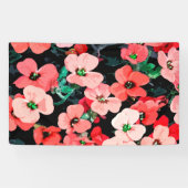 Rote Blume Banner (Horizontal)