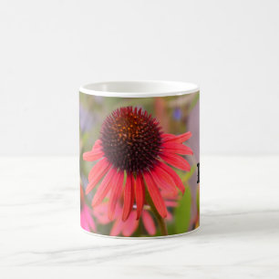 Rote Blume bei RHS Wisley Kaffeetasse