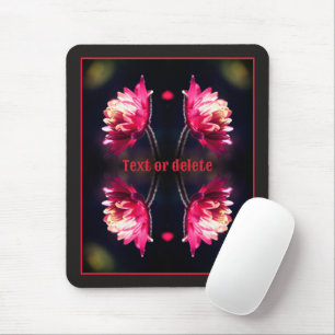 Rote Blume bei Sonnenlicht Abstrakt Personalisiert Mousepad