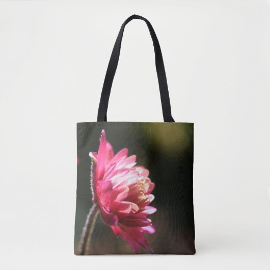 Rote Blume bei Sonnenlicht Tasche (Vorderseite)