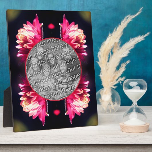 Rote Blume bei Sonnenlicht, um Ihr Foto Fotoplatte (Seite)