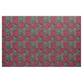 Rote Blume, Blumenmuster im Wasser. Stoff (Fat Quarter (45,7 x 55,9 cm))