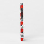 Rote Blume Case-Mate iPhone Hülle (Hinten/Links)