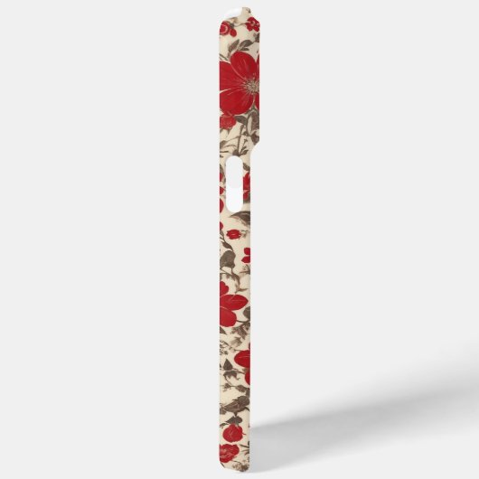 rote Blume Case-Mate iPhone Hülle (Rückseite / Rechts)