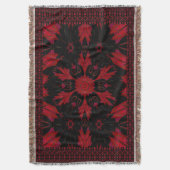 Rote Blume Decke (Vorderseite Vertikal)