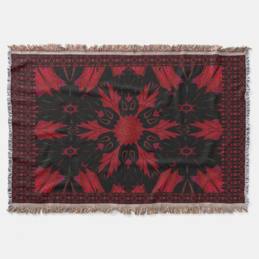 Rote Blume Decke (Vorderseite)