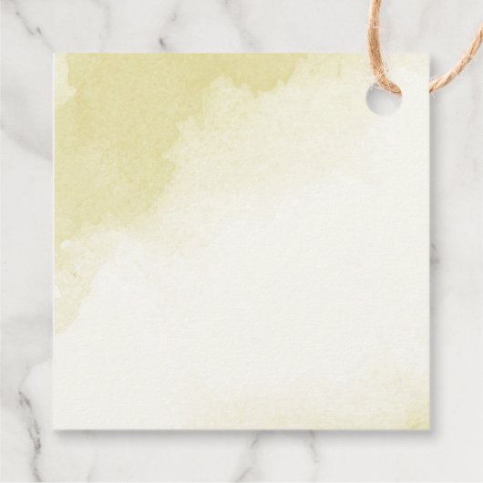 Rote Blume der Marine Gold Blätter Hochzeit Geschenkanhänger (Rückseite)