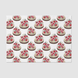 Rote Blume (Design 36 Red Series) Seidenpapier