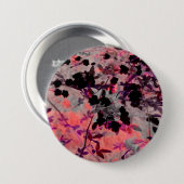 Rote Blume Design Grafikart Button (Vorne & Hinten)