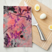 Rote Blume Design Grafikart Handtuch (Viertel Falte)