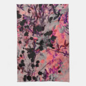 Rote Blume Design Grafikart Handtuch (Vertikal)