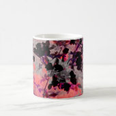 Rote Blume Design Grafikart Kaffeetasse (Mittel)