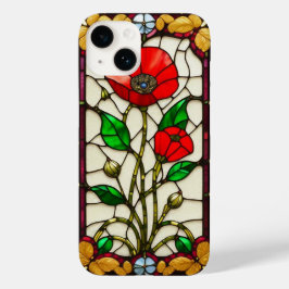 Rote Blume Elegante Kunst, Dichtung und Musik Case-Mate iPhone 14 Hülle