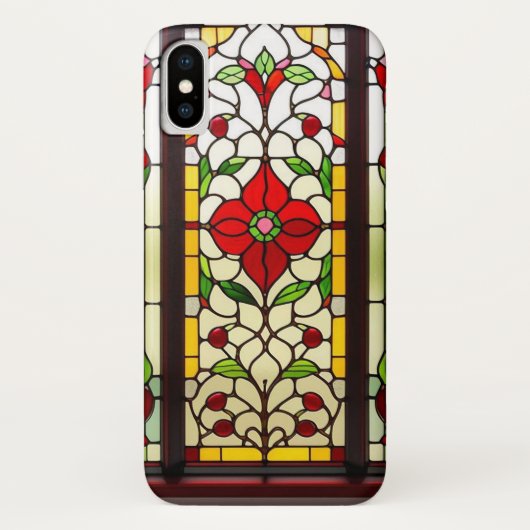 Rote Blume Elegante Kunst, Dichtung und Musik Case-Mate iPhone Hülle (Rückseite)