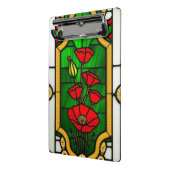 Rote Blume Elegante Kunst, Dichtung und Musik Mini Klemmbrett (Gewinkelt2)