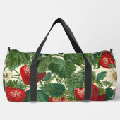 Rote Blume Erdbeeren Erdbeeren Duffle Bag (Vorderseite)