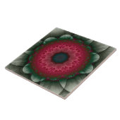 Rote Blume Fliese (Seite)