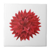 Rote Blume Fliese (Vorderseite)