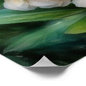 Rote Blume Gärtnerei Poster (Ecke)