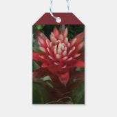 Rote Blume - Geschenketiketten Geschenkanhänger (Vorderseite)