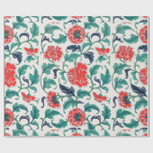 Rote Blume Geschenkpapier (Flach)