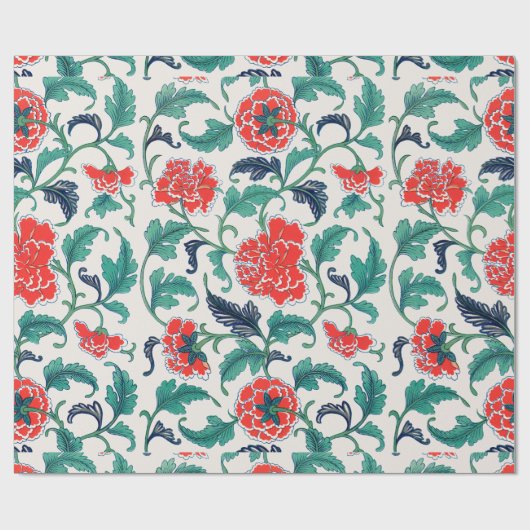 Rote Blume Geschenkpapier (Flach)