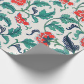 Rote Blume Geschenkpapier (Ecke)