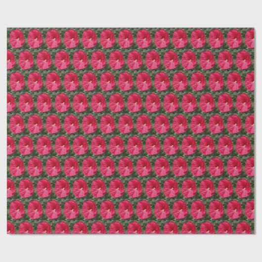 Rote Blume Geschenkpapier (Flach)