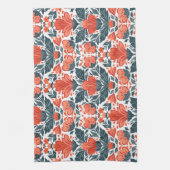 Rote Blume Geschirrtuch (Vertikal)