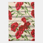 rote Blume Handtuch (Vertikal)
