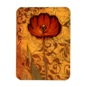 Rote Blume I Magnet