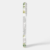 Rote Blume im Lacy-Hintergrund Case-Mate iPhone Hülle (Rückseite / Rechts)