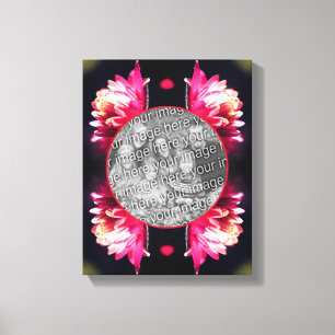 Rote Blume im Sonnenlichtrahmen Erstellen Sie Ihr Leinwanddruck