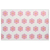 Rote Blume in Wasserfarbe Stoff (Fat Quarter (45,7 x 55,9 cm))