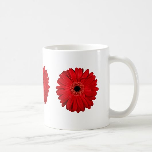 Rote Blume Kaffeetasse (Rechts)