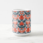 Rote Blume Kaffeetasse (Mittel)