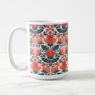 Rote Blume Kaffeetasse