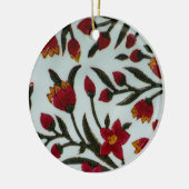 Rote Blume Keramik Ornament (Links)