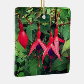 Rote Blume Keramikornament (Rechts)
