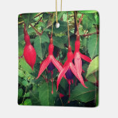 Rote Blume Keramikornament (Links)