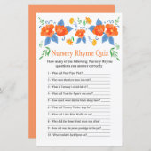 Rote Blume Kinderzimmer Rhyme Quiz Kinderduschensp (Vorne/Hinten)