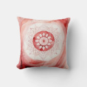 Rote Blume Kissen (Vorderseite)