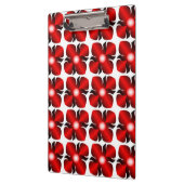 ROTE BLUME KLEMMBRETT (Links)